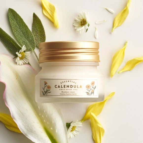 The Face Shop Calendula Essential Moisture Cream - Picture 3 of 5